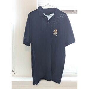 Authentic Circolo Golf Villa d'Este Navy Men's Polo – Lake Como, Italy, XL EU 2X